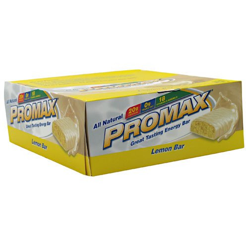 Promax Energy Bar Lemon Bar 12 – 2.64 oz (75 g) bars [31.68 oz (900 g)]
