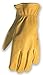 Wells Lamont Men's Deerskin Full Leather Light-Duty Driving Gloves | Medium (962M) Gold