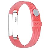 Marge Plus Sport Band Strap for Fitbit Alta - Coral Pink - Small