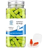 LYSIAN Ultra Soft Foam Earplugs 60 Pairs with Reusable Silicone Earplug, 30dB NRR Ear Plugs, Comfortable Ear Plugs for Hearing Protection, Sleeping, Snoring, Work, Travel and Loud Events