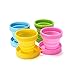 YunKo Set of 4 Colorful Collapsible Cup Foldable Cup Travel Cup Camping Cup