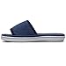 Women's Comfort Memory Foam Cotton House Slippers Spa Shoes w/Fleece Lining & Anti-Skid Rubber Sole (Medium / 7-8 B(M) US, Navy Blue)