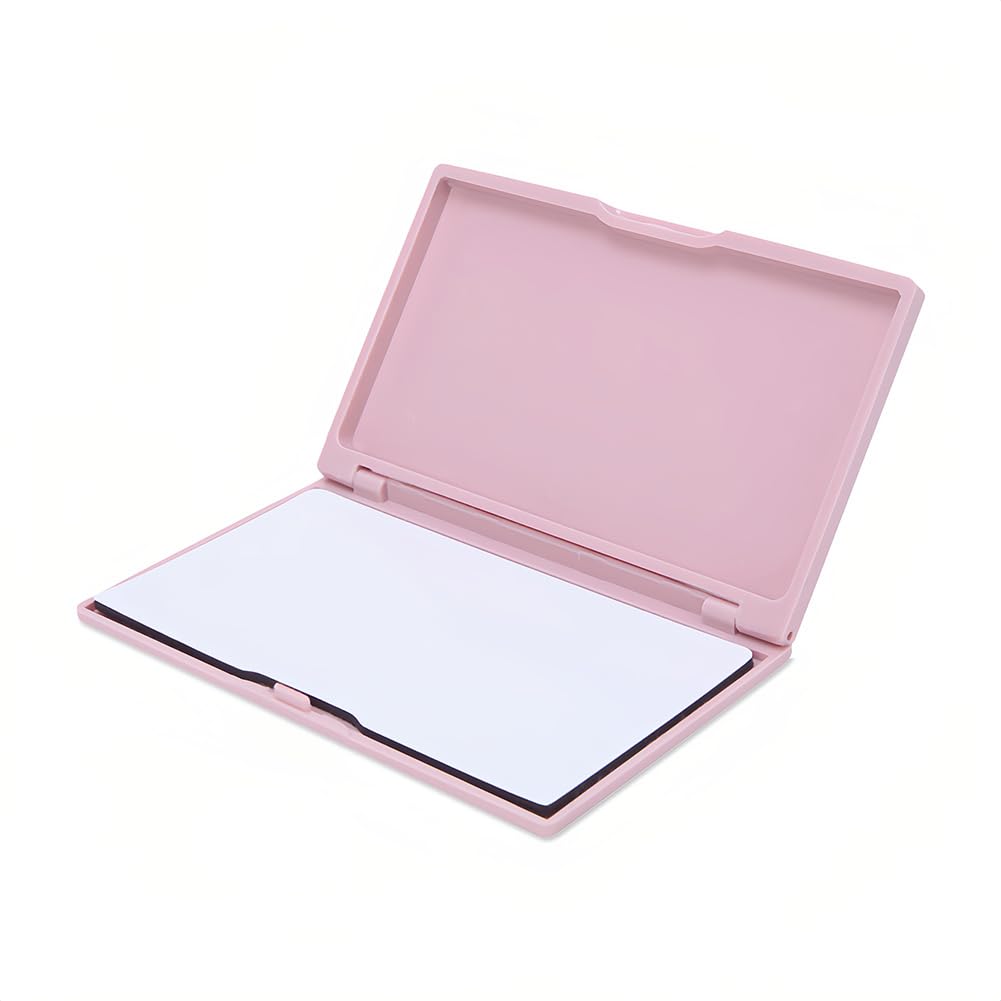 Joyzan Magnetic Sewing Needle Case, Plastic Sewing Machine Needle Holders Rectangle Stitching Pin Storage Box Pink Keeper Container Tool Large Capacity Organizer for Cross Stitch Embroidery 11x 6.5cm