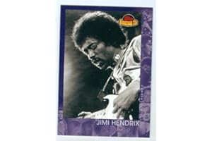 Jimi Hendrix trading card (Guitar Hero Rock Star) 2001 Topps American Pie #144