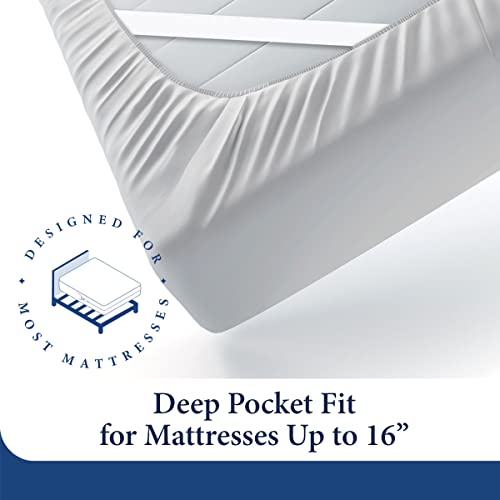 Cosy House Collection Premium Bamboo Sheets Deep Pocket Bed Sheet Set