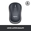 Logitech-M185-Wireless-Mouse-24GHz-with-USB-Mini-Receiver-12-Month-Battery-Life-1000-DPI-Optical-Tracking-Ambidextrous-PC-Mac-Laptop-Grey Logitech M185 Wireless Mouse, 2.4GHz with USB Mini Receiver, 12-Month Battery Life, 1000 DPI Optical Tracking…