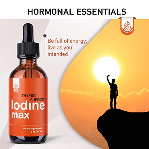 Nutrionika Nascent Iodine Drops Liquid Iodine for Thyroid Support