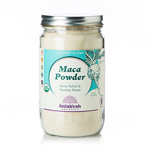 Imlak esh organics maca powder, 14-ounce jar