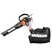 WORX WG512 Trivac 2.0 Electric 12-amp 3-in-1 Vacuum Blower/Mulcher/Vac, Black and Orange