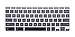 Ultra Thin Anti Dust Keyboard Skin for Chromebook 14 CB3-431 CP5-471 14-inch Chromebook US Layout, Gradual Grey