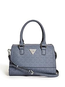 Image of Guess swoon logo box satchel