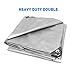 6' x 8' - Hercules Tent Shelter Tarp Cover Waterproof Tarpaulin Plastic Tarp Protection Sheet for Contractors, Campers,