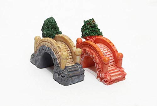 Bloom Bagicha Resin Miniature Bridge, Multicolour