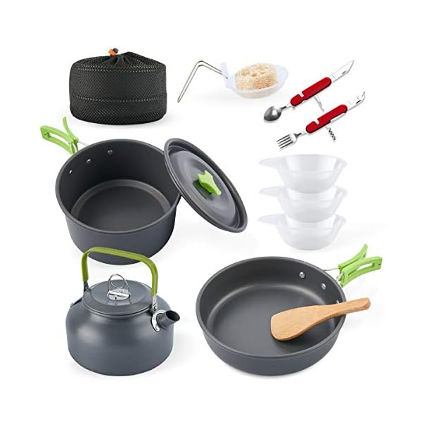 backpacking pot and pan set