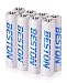 BESTON Rechargeable AAA Triple A Batteries with High Capacity 800mAh for Garden Solar Light Remote Control Radios Electric Toy Battery and More (8 Pack 800mAh) primary