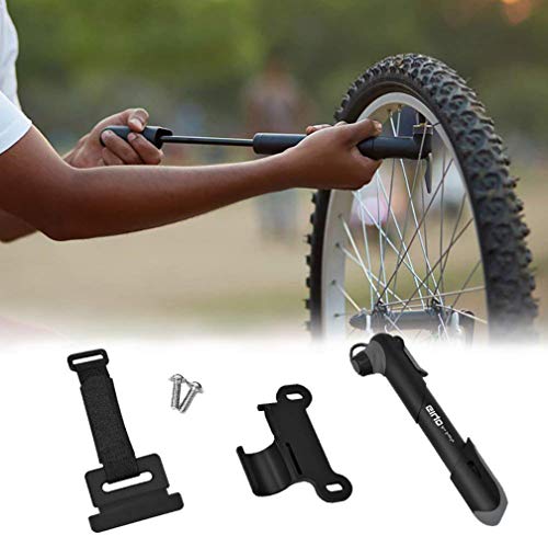 Kuke Mini Hand Air Pump for Bicycles, 140 PSI, Lightweight and Flexible, with Presta and Schrader Valves, Assembly Kit Included - Thumbnail 2