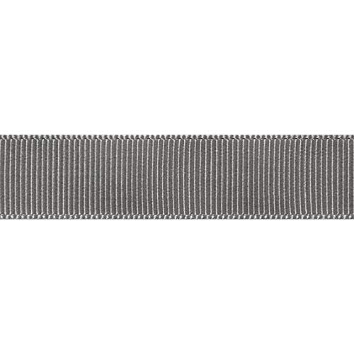 Prym Grosgrain Ribbon 38 mm Grey, 100% polyester, Gray