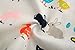 Fiream Girls Summer Casual Dresses Cotton Short Sleeves Flower Dresses (5T, S0136)