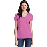 5V00L Gildan Heavy Cotton™ Ladies' V-Neck T-Shirt