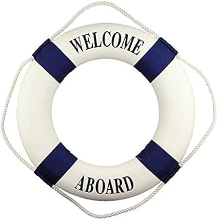 Amazon Com Aaron2 52cm 20in Welcome Aboard Nautical Decorative
