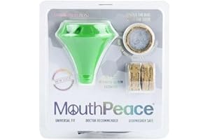 Mouth Peace Moose Carbon Activated Filtration - Cured Silicone - Mouth Piece with 3 Filters (Solid & Mixed Colours Vary, 1)