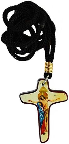 Catholica Shop Unity Wood Cross Necklace Long Cord | 14.5 inch