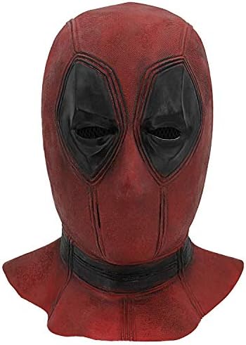 Mens Costume Mask Delux Latex Human Face Head Cosplay Mask for Halloween Party