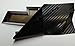 DownardWraps 4D HD Black Carbon Fiber Wrap Decals (overlays) You-Cut Chevy Emblem Cover from (2) 11