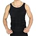 Hanerdun Mens Slimming Body Shaper Vests Undershirt Abs Abdomen Slim Black,2XL