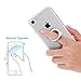 eBoot Phone Finger Grip Ring Stand with 360 Degree Rotation, No Loose Smartphones Metal Holder for Mobile Cell Phone (Silver)