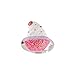 SkyWiseWin Little Girls Rings Adjustable - Crown, Pizza, Ice Cream, Pizza Kid's Rngs of 7
