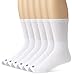 Champion Men's 12 Pack All Sport Tube Socks, White, 6-12
