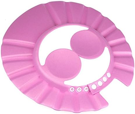 Allbrit Child Shampoo Shower Cap Bath Hat Protect Ear Soft Caps Adjustable Pink