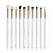 Docolor Eye Makeup Brushes Set,10Pcs Professional Eye Makeup Brushes For Eyeshadow Concealer Eyebrow Eyeliner Brow Blending Brushes Tool