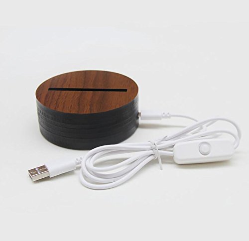 ETIAL LED Night Light Lamps, Ambient Mood Lighting 3D Optical Illusion USB Table Desk Visual Lamp Gifts Toys for Children Kids (Sailboat) - Thumbnail 3