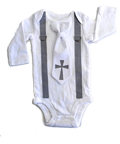 baby boy baptism outfit suspender