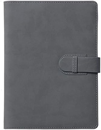 EVIICC Business Notebook Leather Journal Refillable Hardcover B5 Notepad 180 Pages with Inner Pocket Pen Holder
