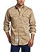 Carhartt Mens Flame Resistant Lightweight Twill (Big & Tall) Button Down Shirts, Khaki, Medium Tall US