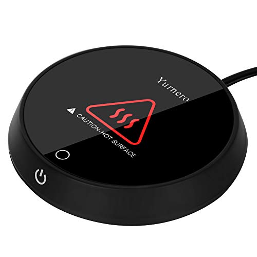 Yurnero Coffee Mug Warmer with Automatic Power-off for Office Desk, Cup Warmer Beverage Wamrmer Home