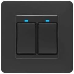 SMART HOME Interruptor Doble WIFI Empotrar Negro Precio estimado 26.5 €