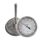 NOFDA Homebrew Kettle Beer Brewing Thermometer Homebrew Beer Bi-Metal Thermometer 3