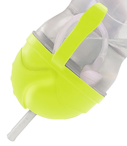 b.box Sippy Cup with Innovative Weighted Straw | Easy-Grip Handles | Color: Neon Pineapple | 8 oz. | BPA-Free | Phthalates & PVC Free | Dishwasher Safe - Thumbnail 2