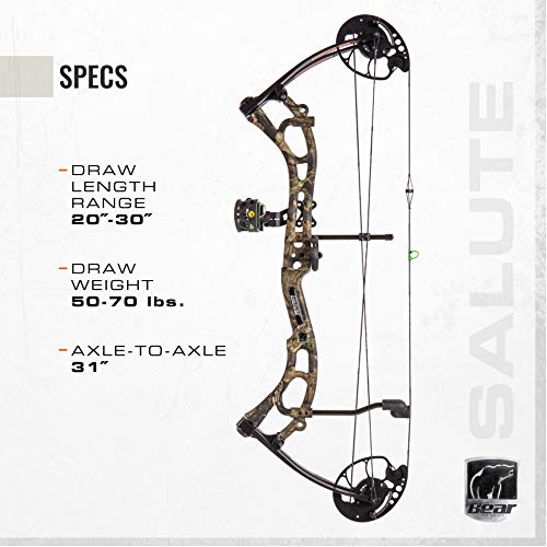 image for Bear Archery Salute Ready to Hunt Compound Bow Includes Trophy Ridge S