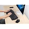 Perixx 11524 PERIBOARD-512 Wired Ergonomic Natural Split Keyboard with 7 Multimedia Keys, Black, UK Layout