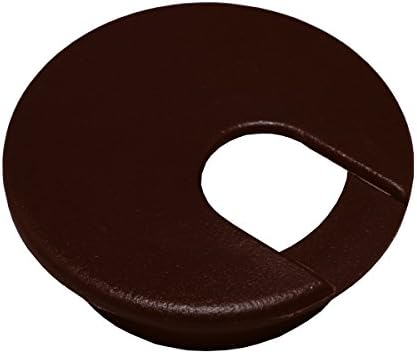 1 Desk Cord Cable Wire Grommet Brown 2" #1035