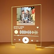 EGD Acrylic Personalized Gifts Spotify Plaque | Customized Valentines Day Gifts For Him & Her | Choose You