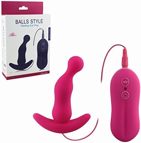 12Couple7 Prostate Massager,, 10 Mode Vibrating An-al Stimulation Massager for Male Orgasms and Couples - Pink