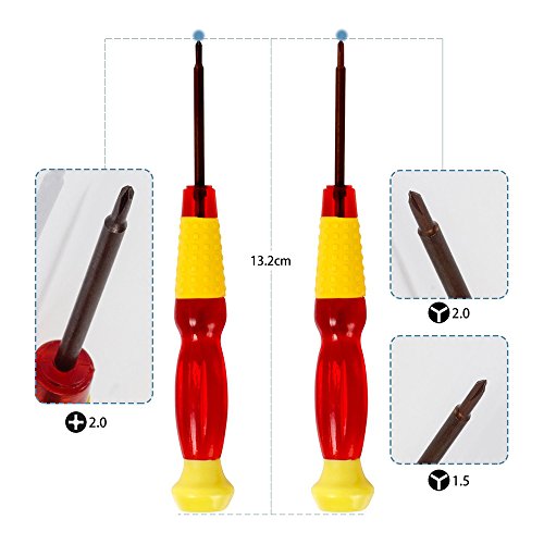 Nintendo Repair Tool Kits 10 PCS, Triwing Screwdriver Professional Nintendo Screwdriver for Nintendo Switch/Wii U/New 3DS/DS/GBA/NES/SNES - Thumbnail 5