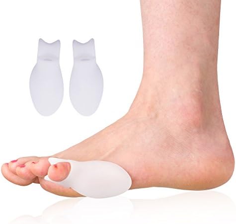 Tailor’s Bunion Relief Toe Separators - Bunionette Corrector Pads for Pinky Toes Straightener for Women and Men (1 Pair)