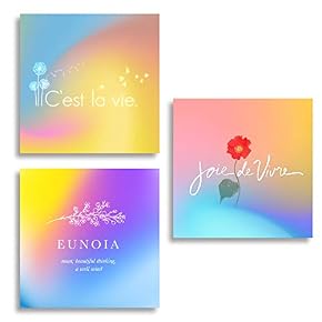 Colorful Quotes x3 Panels